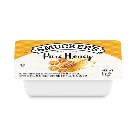 Smuckers Food, Honey Packets, 1/2 oz., PK200, Honey, Pack, 0.5 oz, 200 PK 5150000763